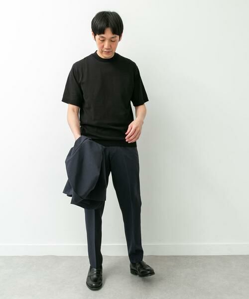 URBAN RESEARCH DOORS / アーバンリサーチ ドアーズ シャツ・ブラウス | LIFE STYLE TAILOR　ハイゲージクルーネック半袖ニット | 詳細20