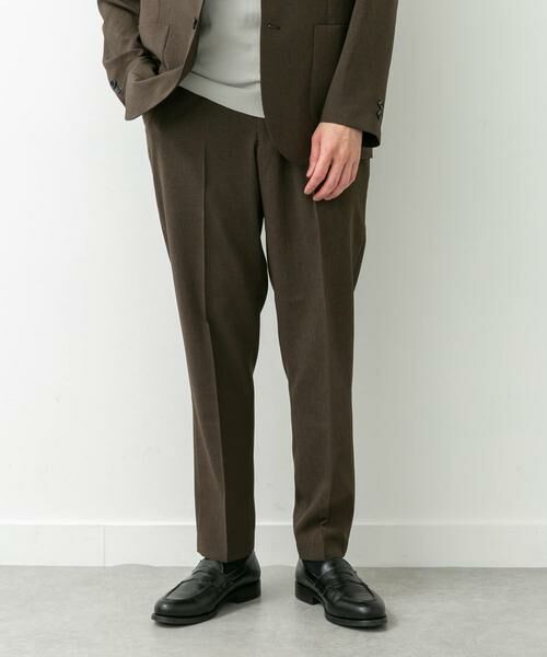 URBAN RESEARCH DOORS / アーバンリサーチ ドアーズ スラックス・ドレスパンツ | LIFE STYLE TAILOR リネンライクコンフォータブルパンツ | 詳細10