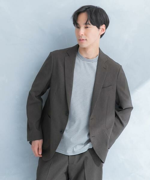 URBAN RESEARCH DOORS / アーバンリサーチ ドアーズ その他アウター | LIFE STYLE TAILOR　リネンライクコンフォータブルジャケット | 詳細10