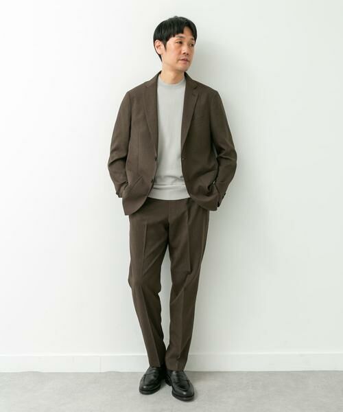 URBAN RESEARCH DOORS / アーバンリサーチ ドアーズ その他アウター | LIFE STYLE TAILOR　リネンライクコンフォータブルジャケット | 詳細4