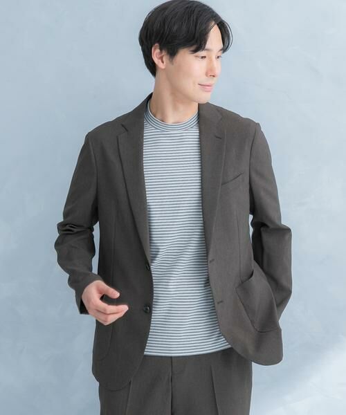 URBAN RESEARCH DOORS / アーバンリサーチ ドアーズ その他アウター | LIFE STYLE TAILOR　リネンライクコンフォータブルジャケット | 詳細8