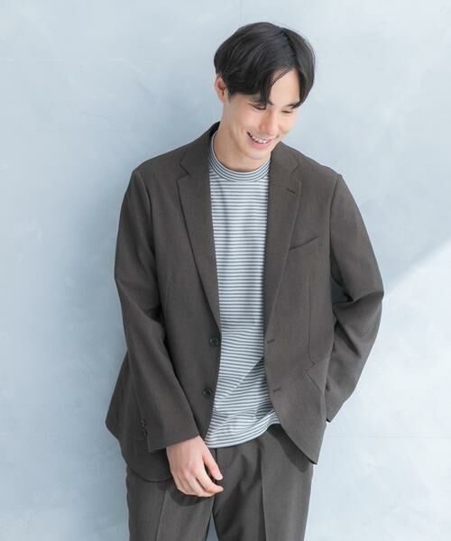 URBAN RESEARCH DOORS / アーバンリサーチ ドアーズ その他アウター | LIFE STYLE TAILOR　リネンライクコンフォータブルジャケット | 詳細9