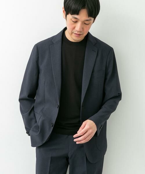 URBAN RESEARCH DOORS / アーバンリサーチ ドアーズ その他アウター | LIFE STYLE TAILOR　リネンライクコンフォータブルジャケット | 詳細15