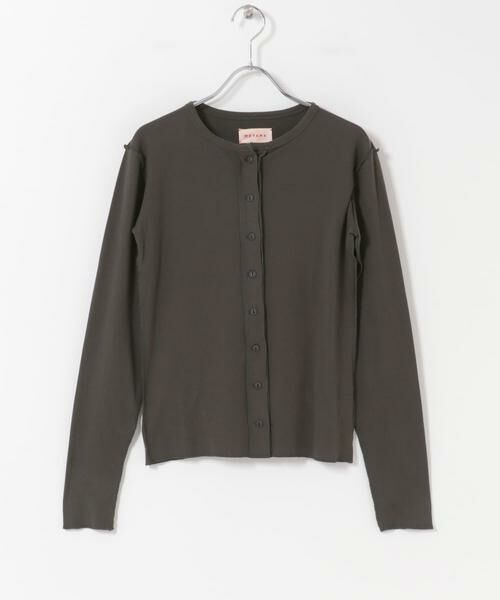 URBAN RESEARCH DOORS / アーバンリサーチ ドアーズ カーディガン・ボレロ | MEYAME　MANY BUTTON CARDIGAN（ブラック）