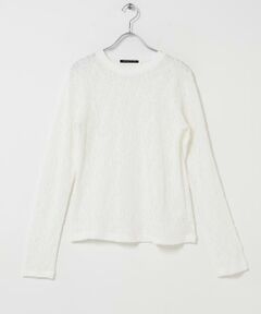 URBAN RESEARCH DOORS / アーバンリサーチ ドアーズ Tシャツ | mizuiro-ind　LACE CREW NECK T-SHIRTS