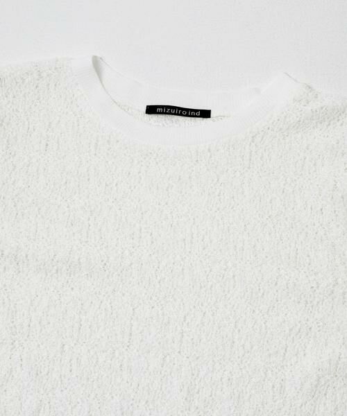 URBAN RESEARCH DOORS / アーバンリサーチ ドアーズ Tシャツ | mizuiro-ind　LACE CREW NECK T-SHIRTS | 詳細2