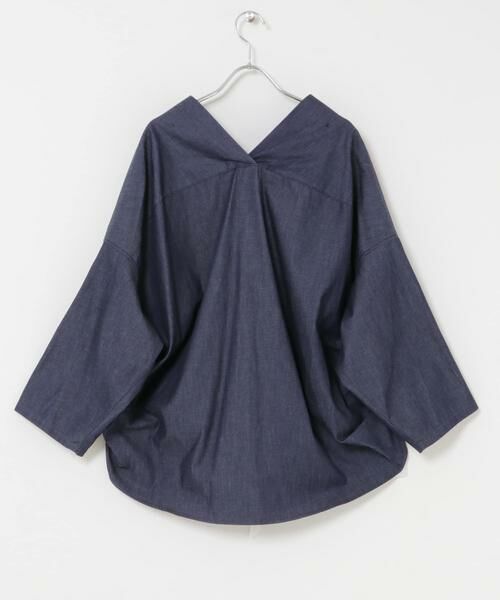 URBAN RESEARCH DOORS / アーバンリサーチ ドアーズ シャツ・ブラウス | mizuiro-ind　V NECK DENIM SHIRTS | 詳細4
