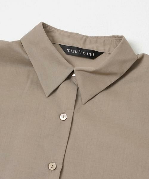 URBAN RESEARCH DOORS / アーバンリサーチ ドアーズ シャツ・ブラウス | mizuiro-ind　T/C SHEER WIDE SHIRTS | 詳細5