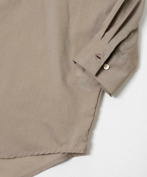 URBAN RESEARCH DOORS / アーバンリサーチ ドアーズ シャツ・ブラウス | mizuiro-ind　T/C SHEER WIDE SHIRTS | 詳細6