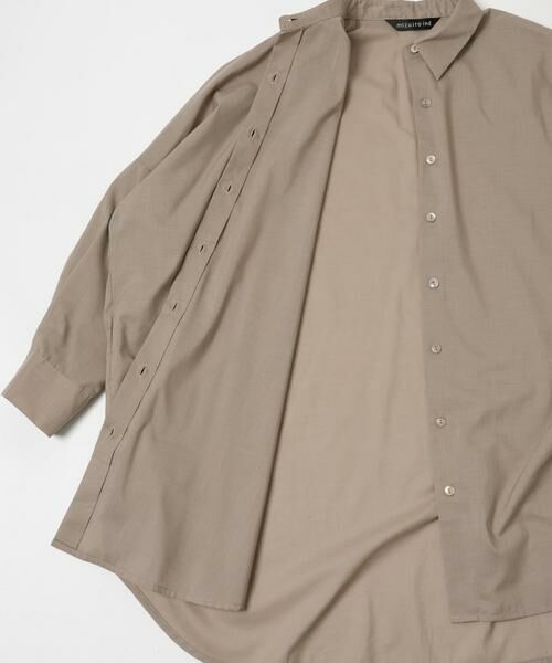 URBAN RESEARCH DOORS / アーバンリサーチ ドアーズ シャツ・ブラウス | mizuiro-ind　T/C SHEER WIDE SHIRTS | 詳細7