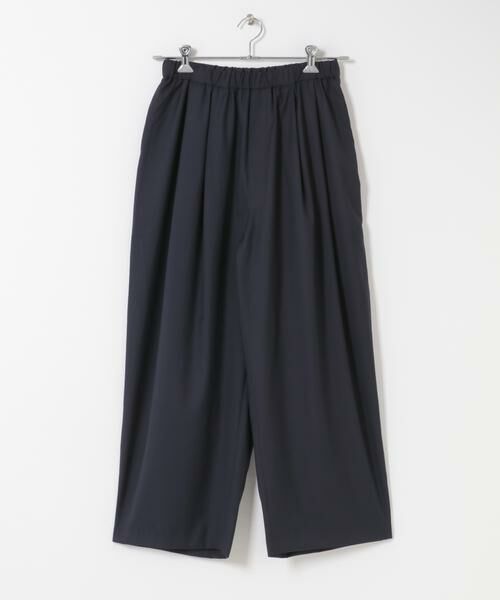 URBAN RESEARCH DOORS / アーバンリサーチ ドアーズ その他パンツ | mizuiro-ind　WIDE TUCK PANTS（ネイビー）