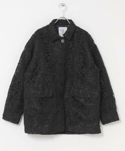 URBAN RESEARCH DOORS / アーバンリサーチ ドアーズ その他アウター | LAYAS　LACE COVERALL（ブラック）