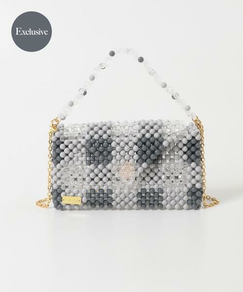 URBAN RESEARCH DOORS / アーバンリサーチ ドアーズ ショルダーバッグ | 『別注』TOOS×DOORS　3WAY CHAIN BAG BIG（グレー）