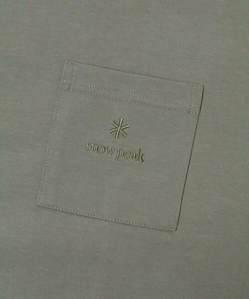 URBAN RESEARCH DOORS / アーバンリサーチ ドアーズ Tシャツ | 『別注』Snow Peak Apparel×DOORS　POCKET LOGO SHORT-SLEEVE T-SHIRTS | 詳細12