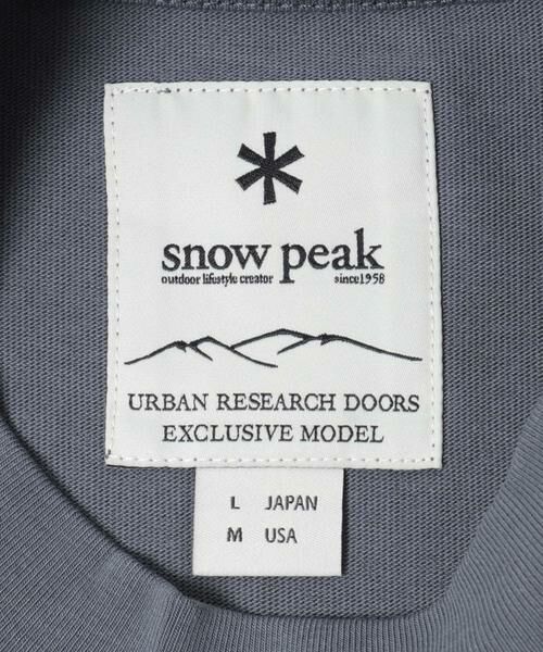 URBAN RESEARCH DOORS / アーバンリサーチ ドアーズ Tシャツ | 『別注』Snow Peak Apparel×DOORS　POCKET LOGO SHORT-SLEEVE T-SHIRTS | 詳細28