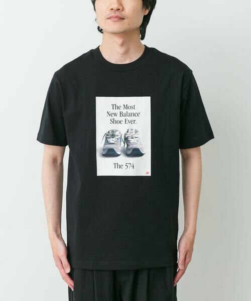 URBAN RESEARCH DOORS / アーバンリサーチ ドアーズ Tシャツ | NEW BALANCE　574広告Tシャツ（ブラック）