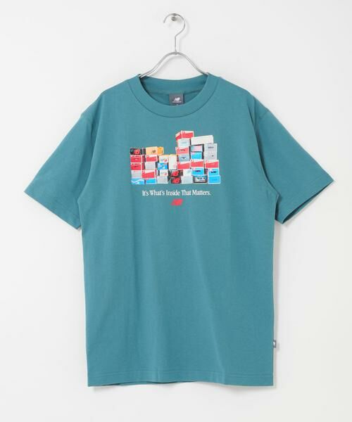 URBAN RESEARCH DOORS / アーバンリサーチ ドアーズ Tシャツ | NEW BALANCE　ボックスTシャツ | 詳細1