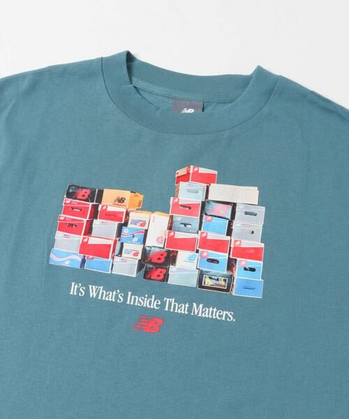 URBAN RESEARCH DOORS / アーバンリサーチ ドアーズ Tシャツ | NEW BALANCE　ボックスTシャツ | 詳細2