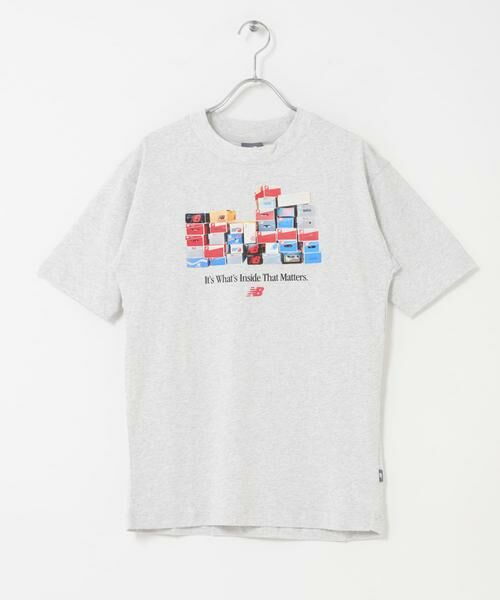 URBAN RESEARCH DOORS / アーバンリサーチ ドアーズ Tシャツ | NEW BALANCE　ボックスTシャツ | 詳細13