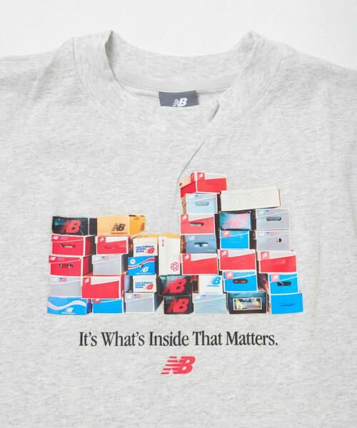 URBAN RESEARCH DOORS / アーバンリサーチ ドアーズ Tシャツ | NEW BALANCE　ボックスTシャツ | 詳細14