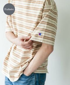 URBAN RESEARCH DOORS / アーバンリサーチ ドアーズ Tシャツ | 『別注』CHAMPION×DOORS　BORDER T-SHIRTS