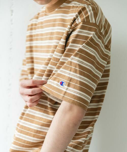 URBAN RESEARCH DOORS / アーバンリサーチ ドアーズ Tシャツ | 『別注』CHAMPION×DOORS　BORDER T-SHIRTS | 詳細1