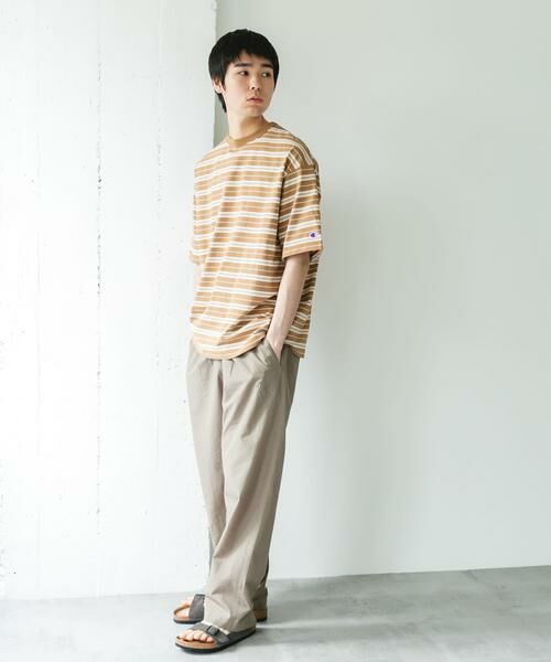 URBAN RESEARCH DOORS / アーバンリサーチ ドアーズ Tシャツ | 『別注』CHAMPION×DOORS　BORDER T-SHIRTS | 詳細4