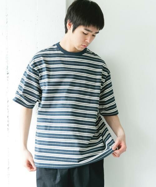 URBAN RESEARCH DOORS / アーバンリサーチ ドアーズ Tシャツ | 『別注』CHAMPION×DOORS　BORDER T-SHIRTS | 詳細9