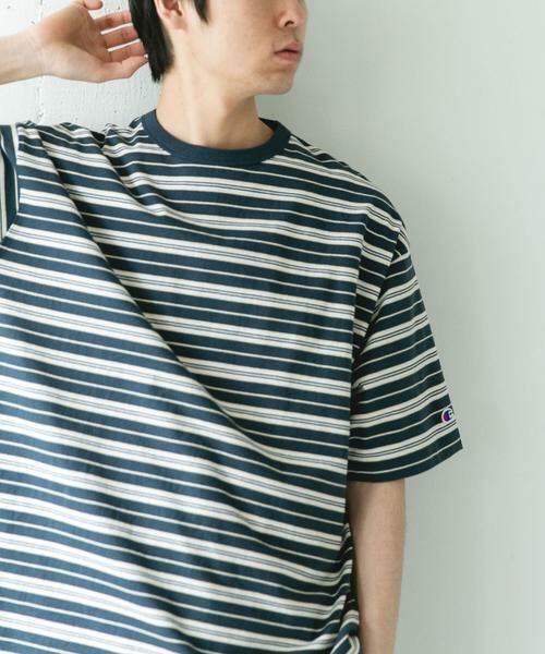 URBAN RESEARCH DOORS / アーバンリサーチ ドアーズ Tシャツ | 『別注』CHAMPION×DOORS　BORDER T-SHIRTS | 詳細11