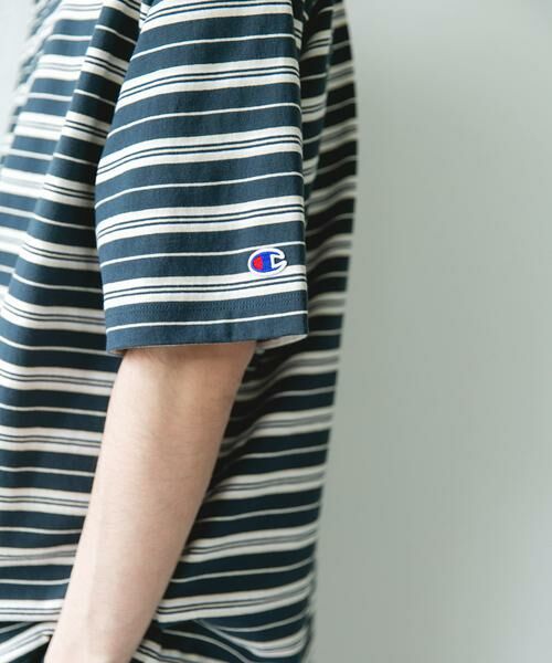 URBAN RESEARCH DOORS / アーバンリサーチ ドアーズ Tシャツ | 『別注』CHAMPION×DOORS　BORDER T-SHIRTS | 詳細12