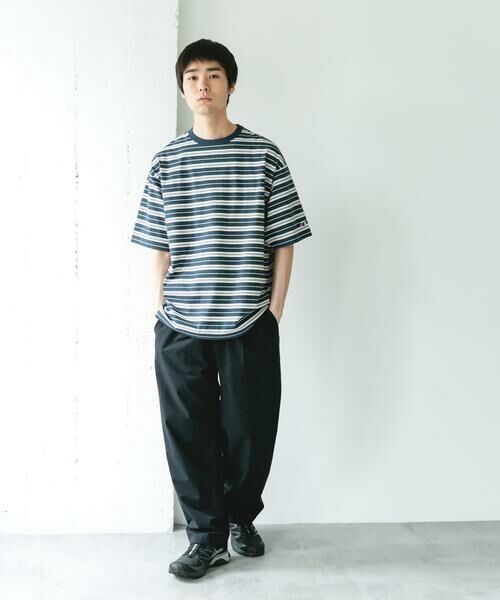 URBAN RESEARCH DOORS / アーバンリサーチ ドアーズ Tシャツ | 『別注』CHAMPION×DOORS　BORDER T-SHIRTS | 詳細13