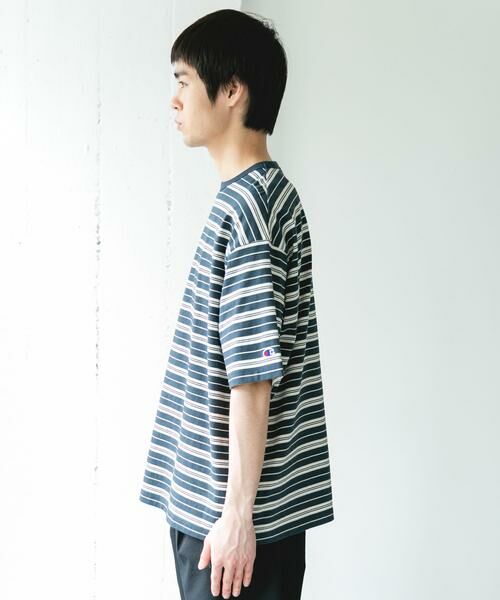 URBAN RESEARCH DOORS / アーバンリサーチ ドアーズ Tシャツ | 『別注』CHAMPION×DOORS　BORDER T-SHIRTS | 詳細16