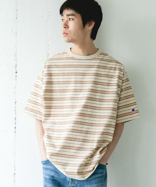 URBAN RESEARCH DOORS / アーバンリサーチ ドアーズ Tシャツ | 『別注』CHAMPION×DOORS　BORDER T-SHIRTS | 詳細24