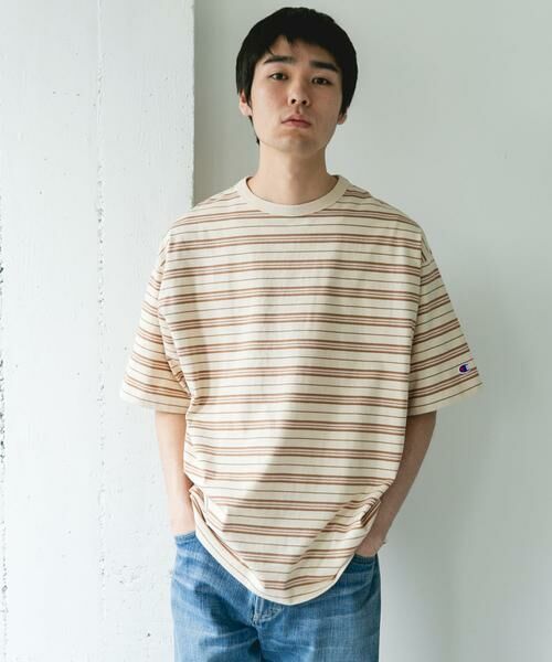 URBAN RESEARCH DOORS / アーバンリサーチ ドアーズ Tシャツ | 『別注』CHAMPION×DOORS　BORDER T-SHIRTS | 詳細26