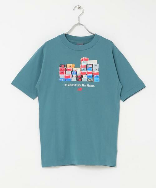 URBAN RESEARCH DOORS / アーバンリサーチ ドアーズ Tシャツ | NEW BALANCE　ボックスTシャツ | 詳細1