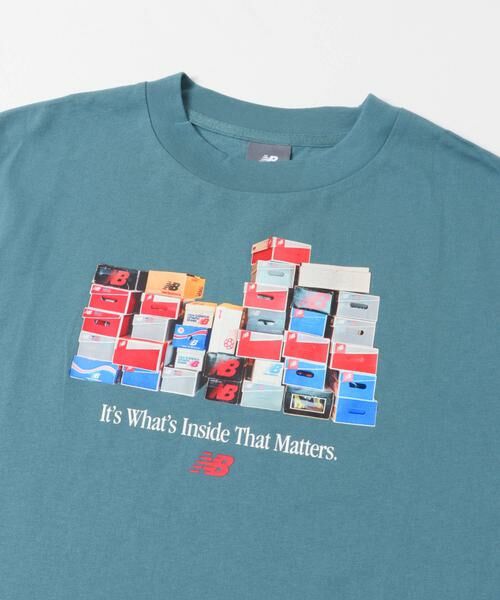 URBAN RESEARCH DOORS / アーバンリサーチ ドアーズ Tシャツ | NEW BALANCE　ボックスTシャツ | 詳細2