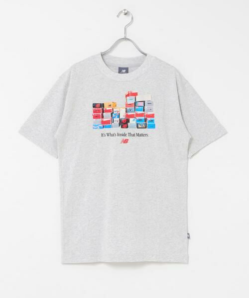 URBAN RESEARCH DOORS / アーバンリサーチ ドアーズ Tシャツ | NEW BALANCE　ボックスTシャツ | 詳細9