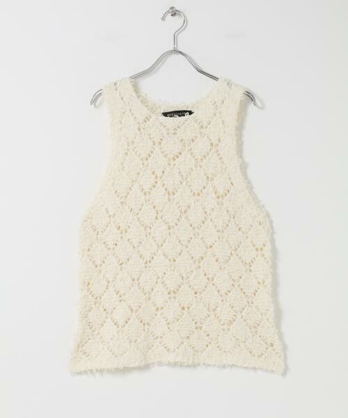 URBAN RESEARCH DOORS / アーバンリサーチ ドアーズ ベスト | mizuiro-ind　PATTERNED VEST（アイボリー）