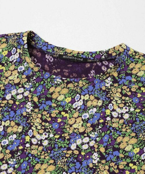 URBAN RESEARCH DOORS / アーバンリサーチ ドアーズ Tシャツ | mizuiro-ind　FLOWER PRINT T-SHIRTS | 詳細2