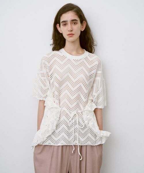 URBAN RESEARCH DOORS / アーバンリサーチ ドアーズ Tシャツ | unfil　MESHCOTTONJERSEYT-SHIRTS | 詳細1