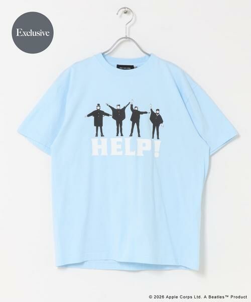 URBAN RESEARCH DOORS / アーバンリサーチ ドアーズ Tシャツ | 『別注』GOOD ROCK SPEED×DOORS　BEATLES HELP（ブルー系その他）