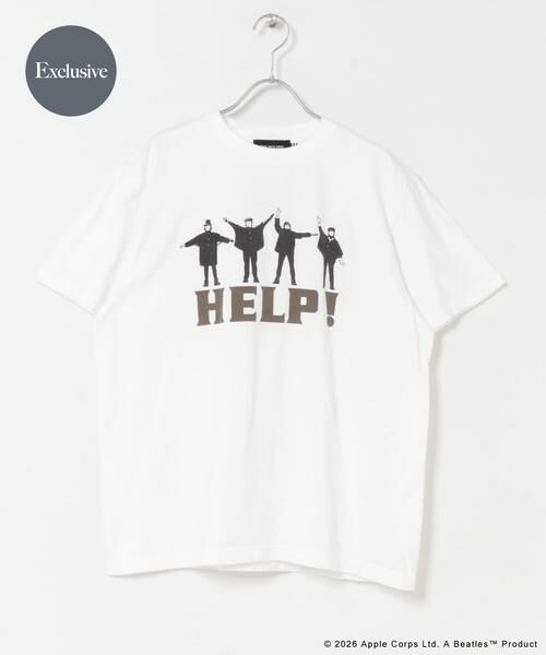 URBAN RESEARCH DOORS / アーバンリサーチ ドアーズ Tシャツ | 『別注』GOOD ROCK SPEED×DOORS　BEATLES HELP（ホワイト系その他）