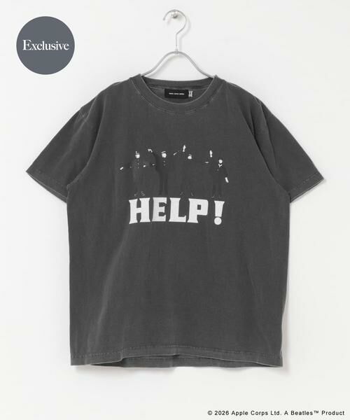 URBAN RESEARCH DOORS / アーバンリサーチ ドアーズ Tシャツ | 『別注』GOOD ROCK SPEED×DOORS　BEATLES HELP（ブラック系その他）