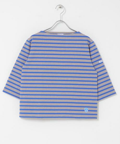 URBAN RESEARCH DOORS / アーバンリサーチ ドアーズ Tシャツ | ORCIVAL　SHORT LENGTH BOAT NECK PULLOVER | 詳細1