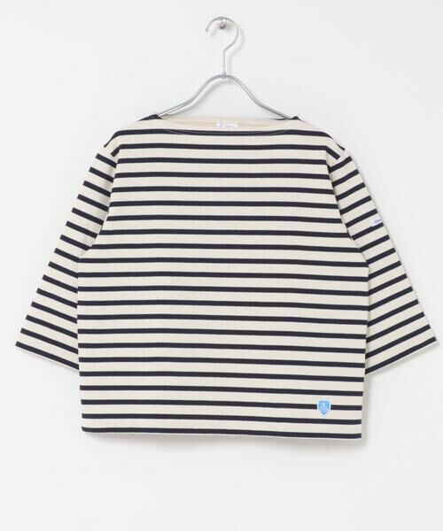 URBAN RESEARCH DOORS / アーバンリサーチ ドアーズ Tシャツ | ORCIVAL　SHORT LENGTH BOAT NECK PULLOVER（ホワイト系その他）