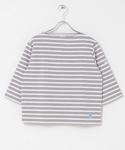 URBAN RESEARCH DOORS / アーバンリサーチ ドアーズ Tシャツ | ORCIVAL　SHORT LENGTH BOAT NECK PULLOVER | 詳細12