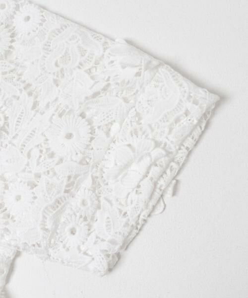 URBAN RESEARCH DOORS / アーバンリサーチ ドアーズ シャツ・ブラウス | LAYAS　LACE SKIPPER SHORT-SLEEVE PULLOVER | 詳細2