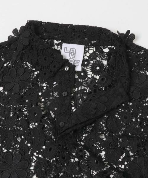 URBAN RESEARCH DOORS / アーバンリサーチ ドアーズ シャツ・ブラウス | LAYAS　LACE SKIPPER SHORT-SLEEVE PULLOVER | 詳細4