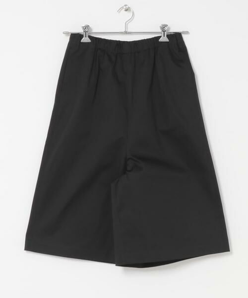 URBAN RESEARCH DOORS / アーバンリサーチ ドアーズ ショート・ハーフ・半端丈パンツ | mizuiro-ind　HALF EASY PANTS（ブラック）