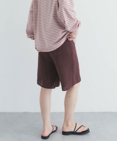 URBAN RESEARCH DOORS / アーバンリサーチ ドアーズ ショート・ハーフ・半端丈パンツ | 『別注』AFLOAH×DOORS　KNIT SHORT PANTS | 詳細2